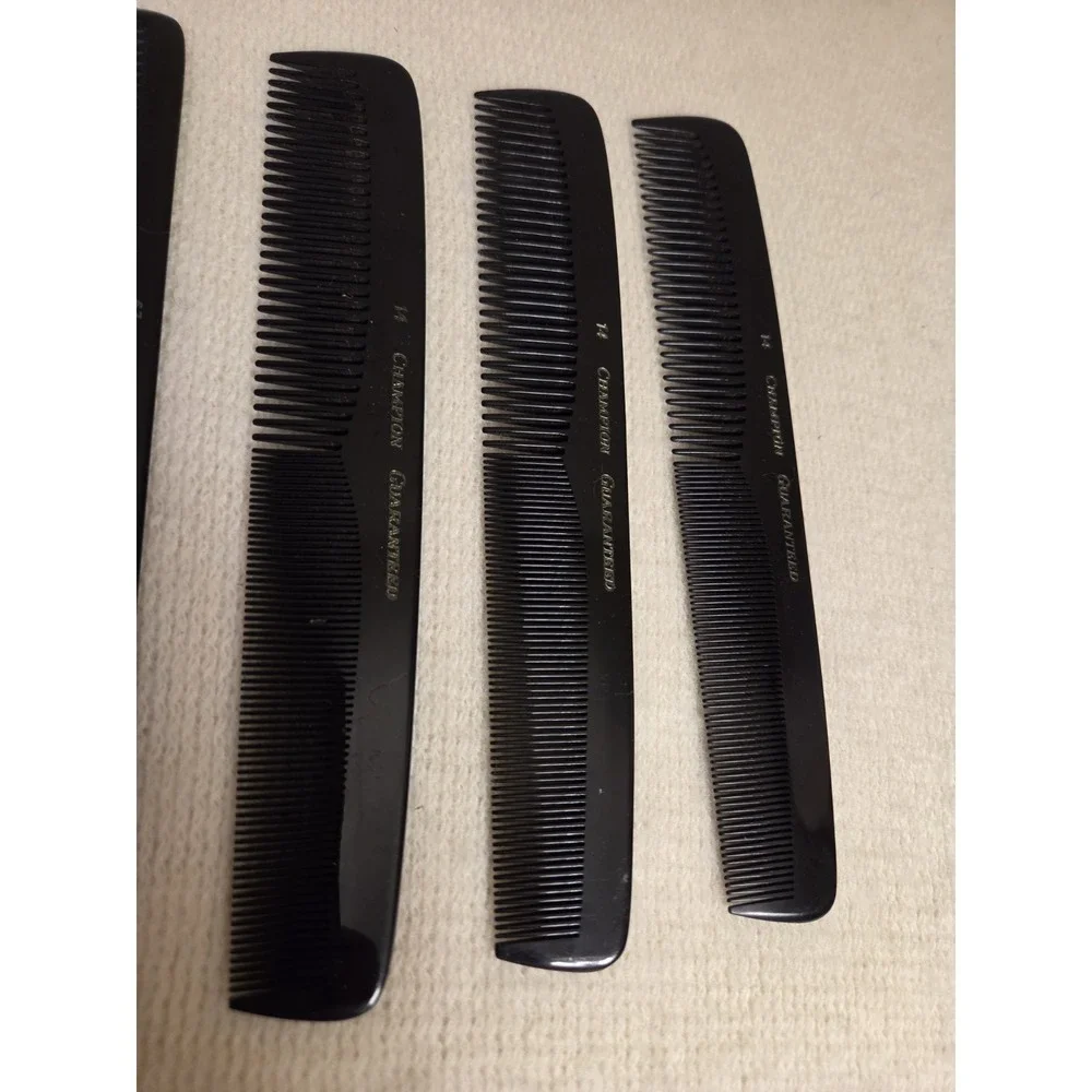 Vtg Champion Guaranteed Barber Combs Lot – Models‎ 14, 40, 41, 47, 67